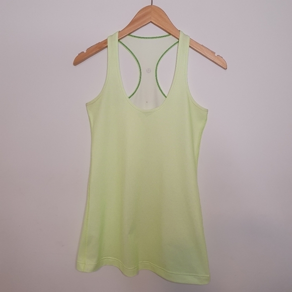 Lululemon Athletica Polka Dot Race Back Tank Top Size S - Picture 1 of 5